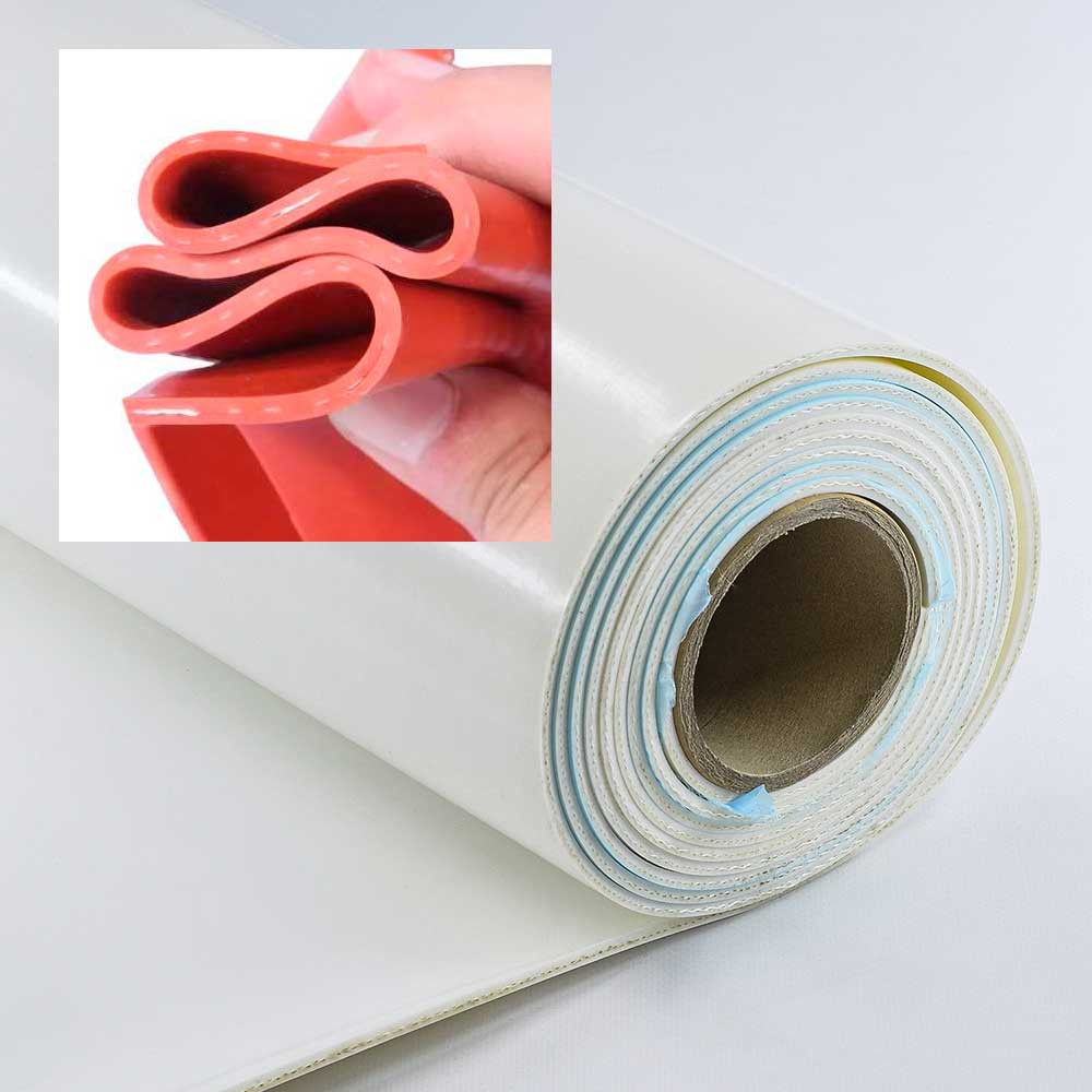 Армированная рулонная силиконовая резина